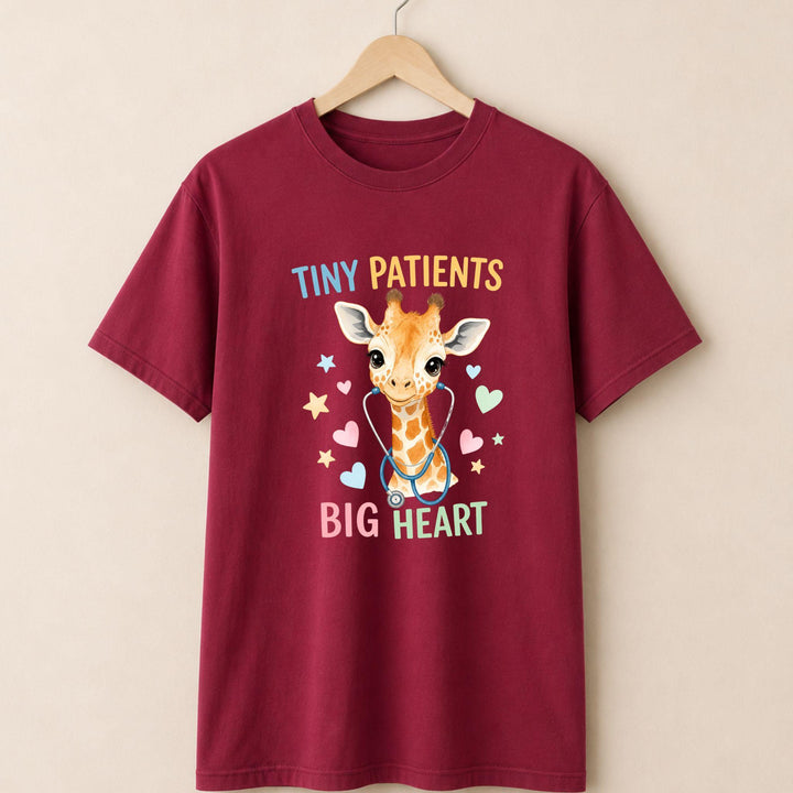 Tiny Patients Big Heart Giraffe T-shirt
