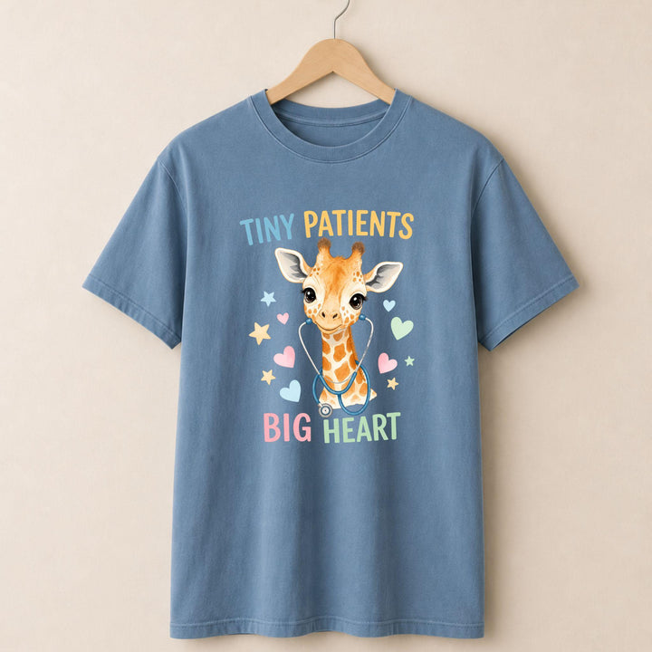 Tiny Patients Big Heart Giraffe T-shirt