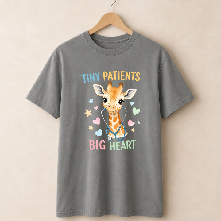 Tiny Patients Big Heart Giraffe T-shirt