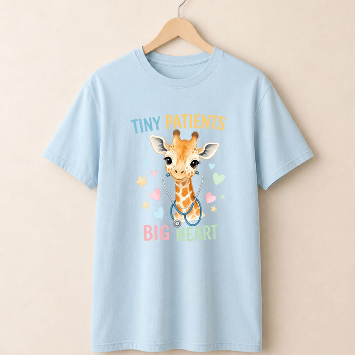Tiny Patients Big Heart Giraffe T-shirt
