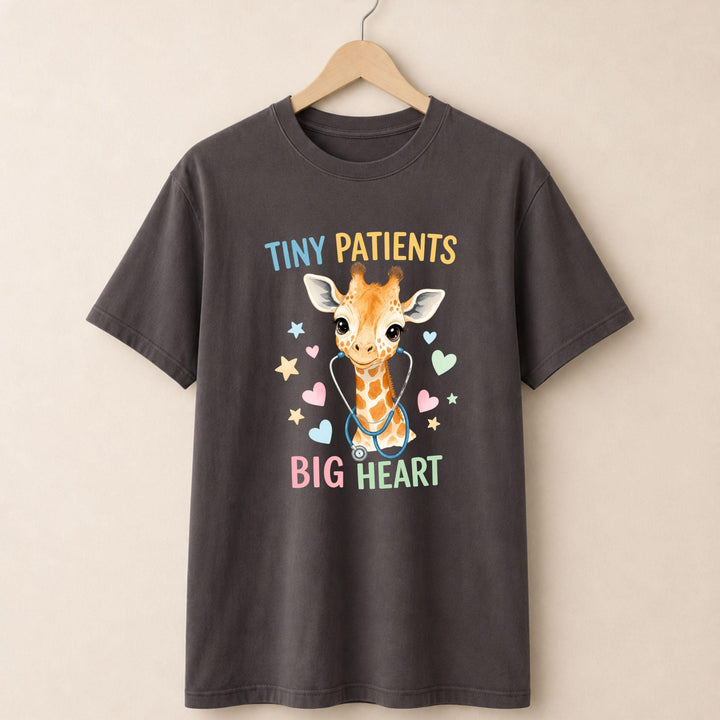 Tiny Patients Big Heart Giraffe T-shirt