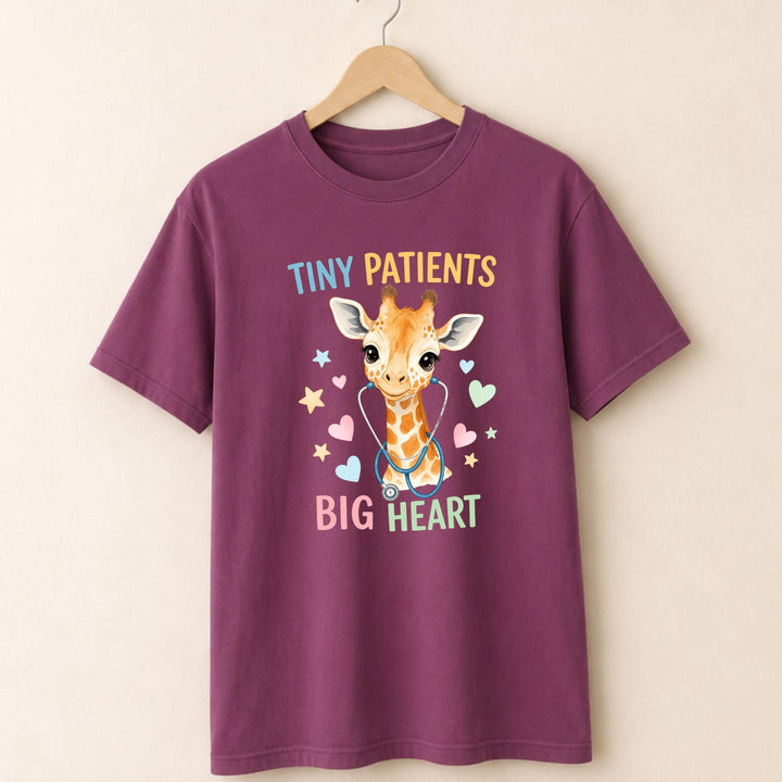 Tiny Patients Big Heart Giraffe T-shirt