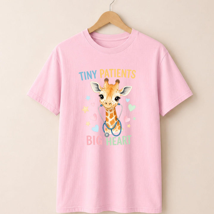 Tiny Patients Big Heart Giraffe T-shirt
