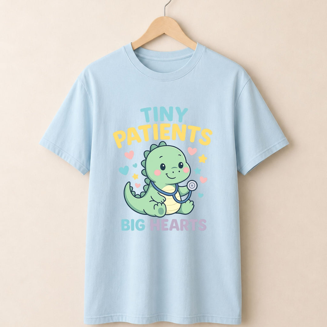 Tiny Patients Big Heart Dinosaur T-shirt