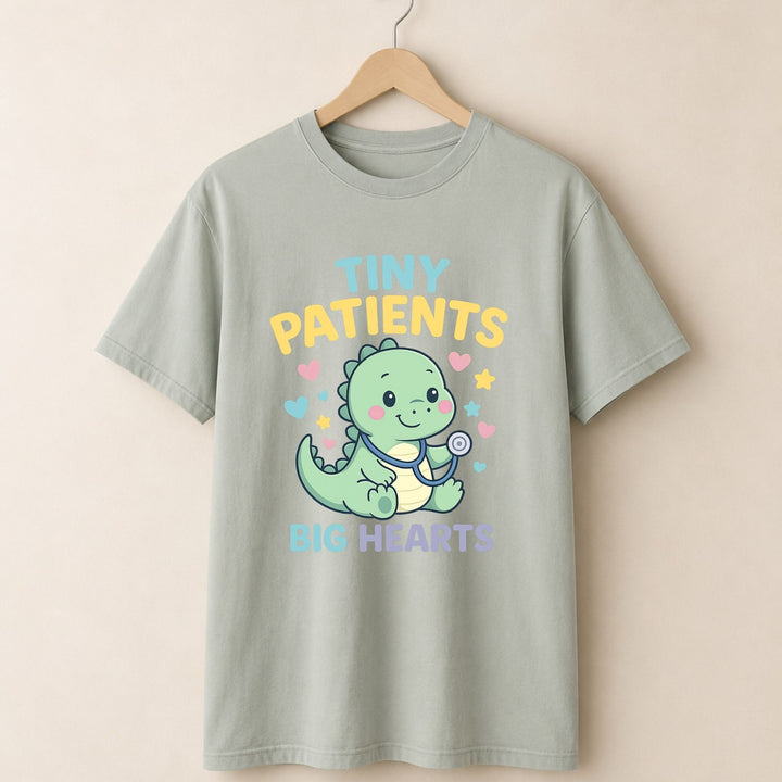 Tiny Patients Big Heart Dinosaur T-shirt