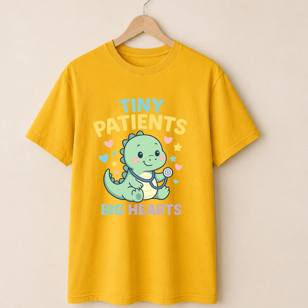 Tiny Patients Big Heart Dinosaur T-shirt
