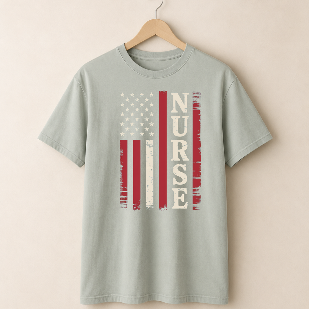 Patriotic Nurse T-shirt.