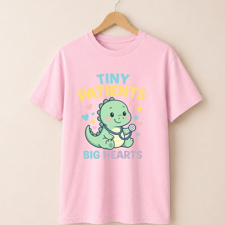 Tiny Patients Big Heart Dinosaur T-shirt