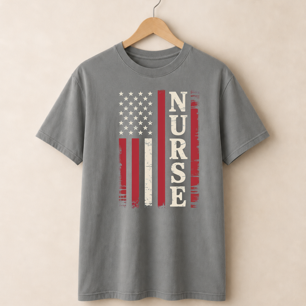 Patriotic Nurse T-shirt.