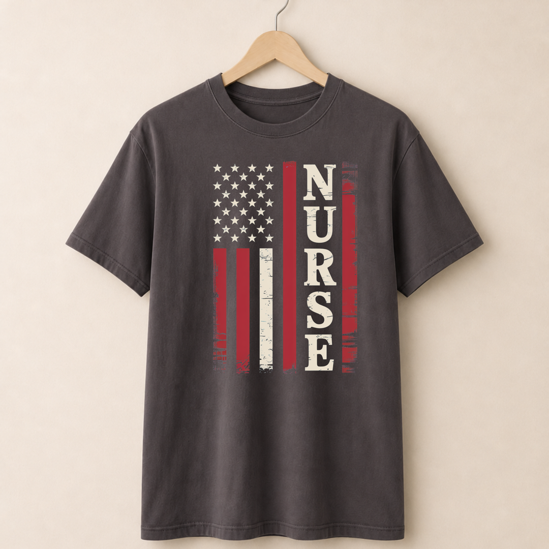 Patriotic Nurse T-shirt.