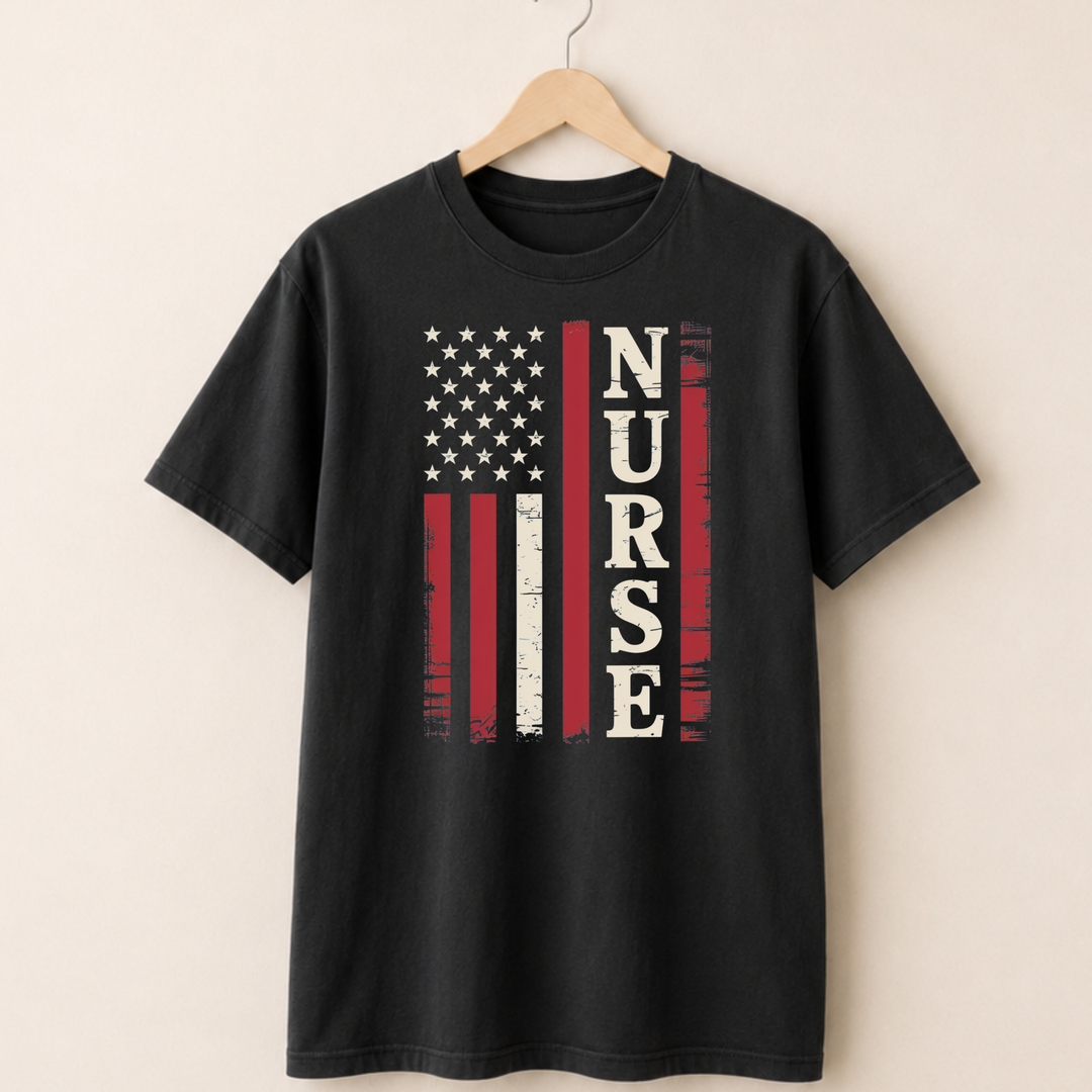 Patriotic Nurse T-shirt.