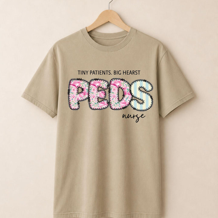 PEDs Nurse Floral T-shirt
