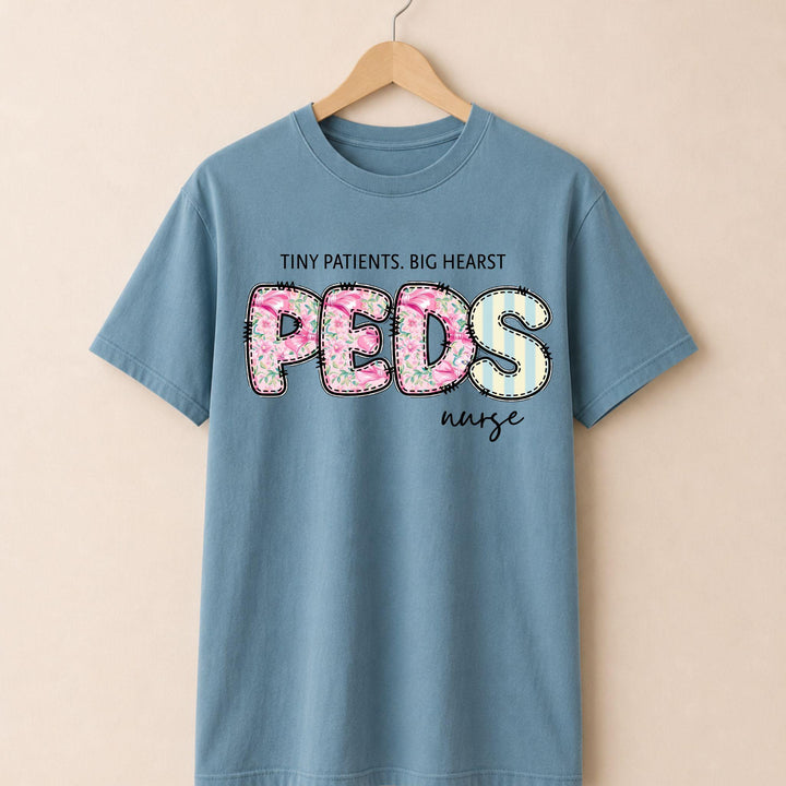 PEDs Nurse Floral T-shirt