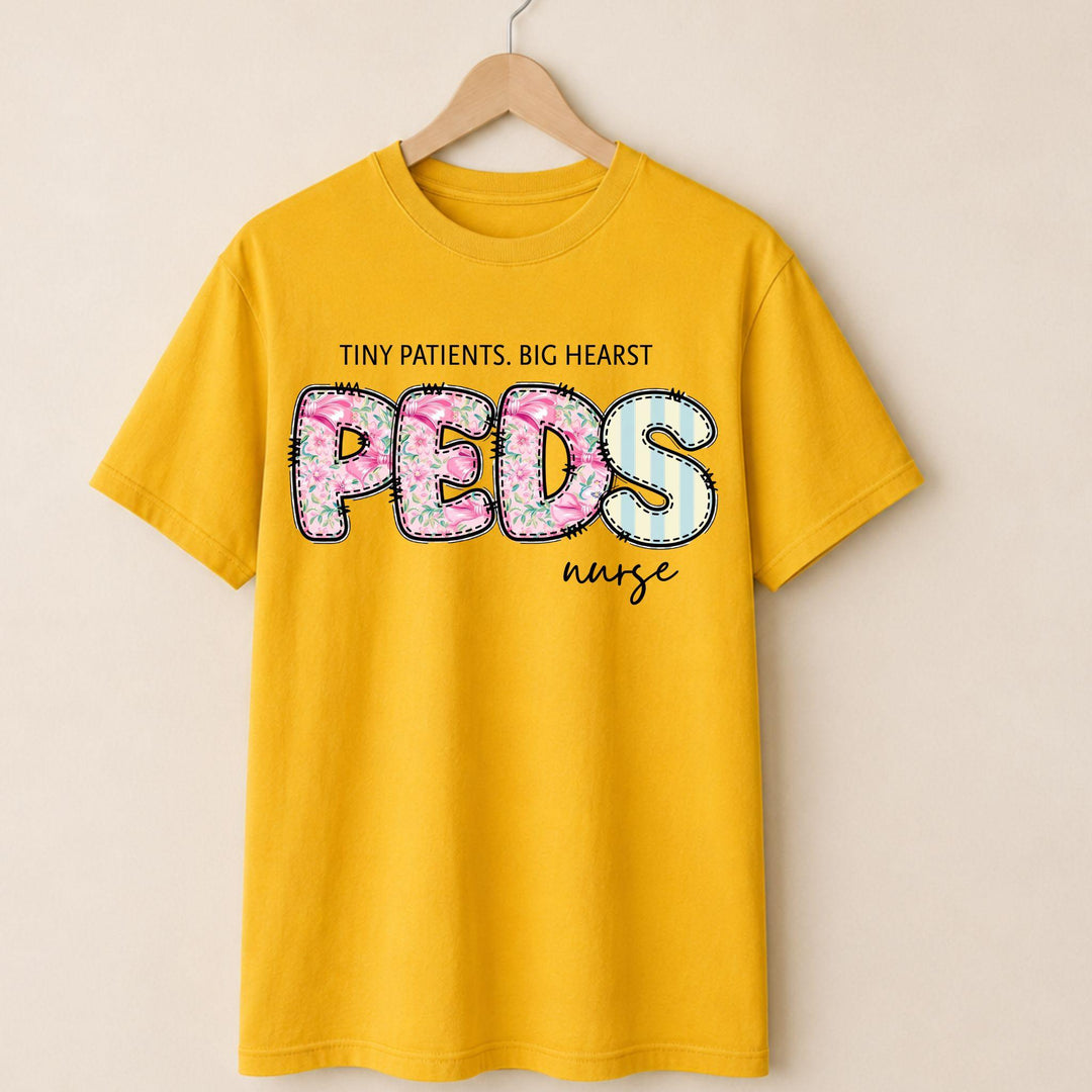 PEDs Nurse Floral T-shirt