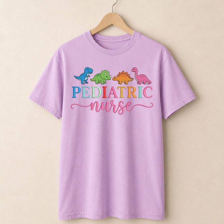 Dinosaur Pediatric Nurse T-shirt
