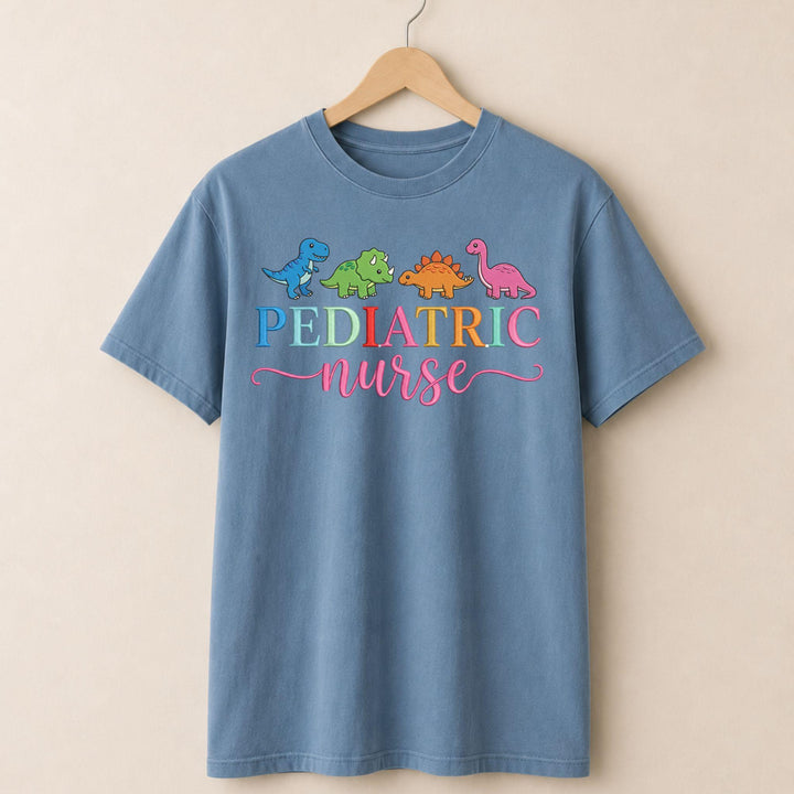 Dinosaur Pediatric Nurse T-shirt