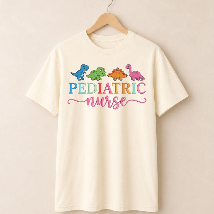 Dinosaur Pediatric Nurse T-shirt