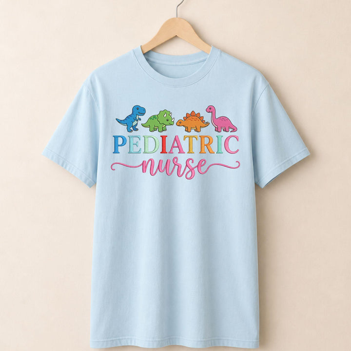 Dinosaur Pediatric Nurse T-shirt