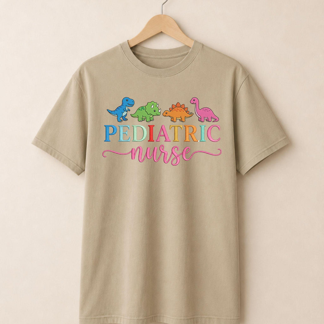 Dinosaur Pediatric Nurse T-shirt
