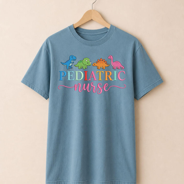 Dinosaur Pediatric Nurse T-shirt