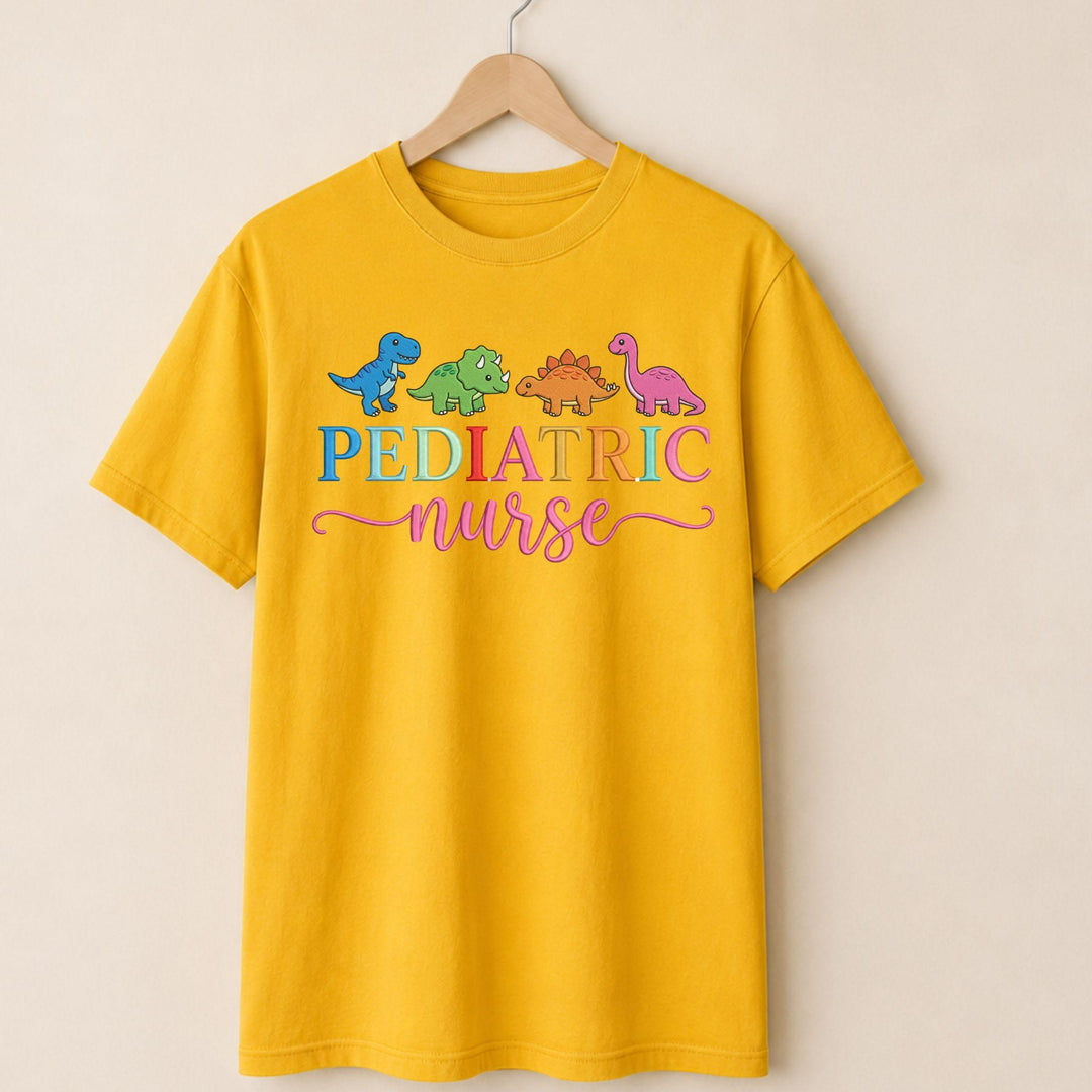 Dinosaur Pediatric Nurse T-shirt
