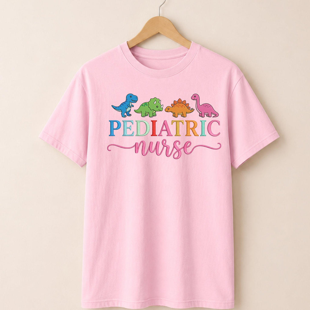 Dinosaur Pediatric Nurse T-shirt