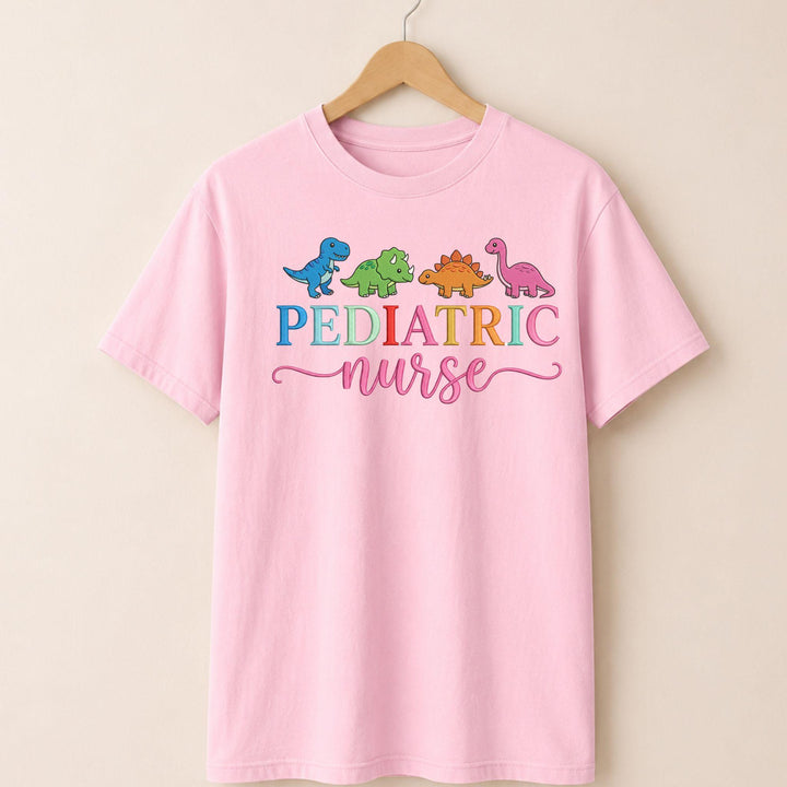 Dinosaur Pediatric Nurse T-shirt
