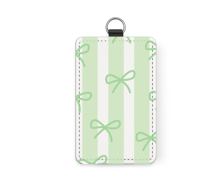 Green Coquette  ID Badge Holder