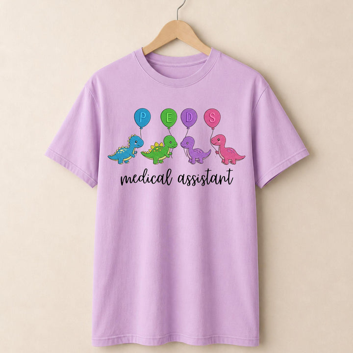 Dinosaur Pediatric Medical Assisstant T-shirt