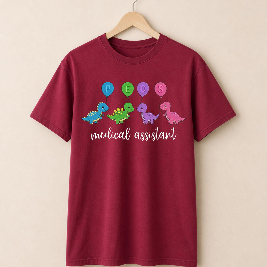 Dinosaur Pediatric Medical Assisstant T-shirt