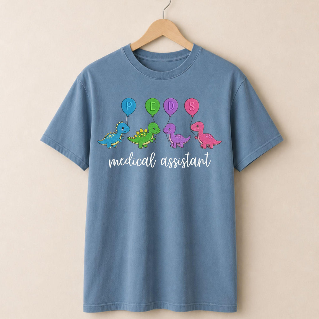 Dinosaur Pediatric Medical Assisstant T-shirt