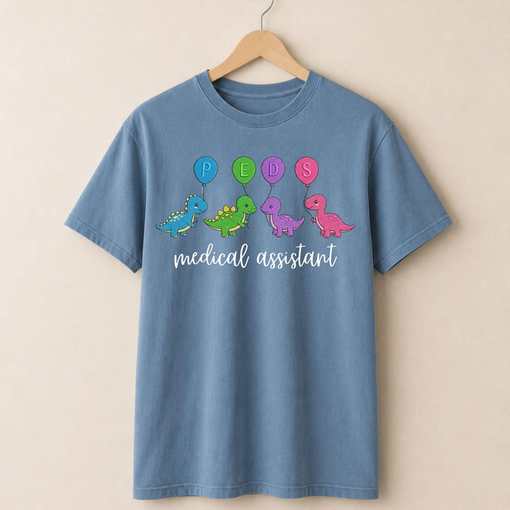 Dinosaur Pediatric Medical Assisstant T-shirt