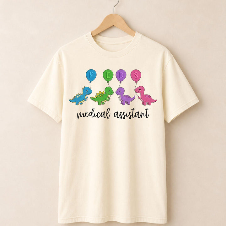 Dinosaur Pediatric Medical Assisstant T-shirt