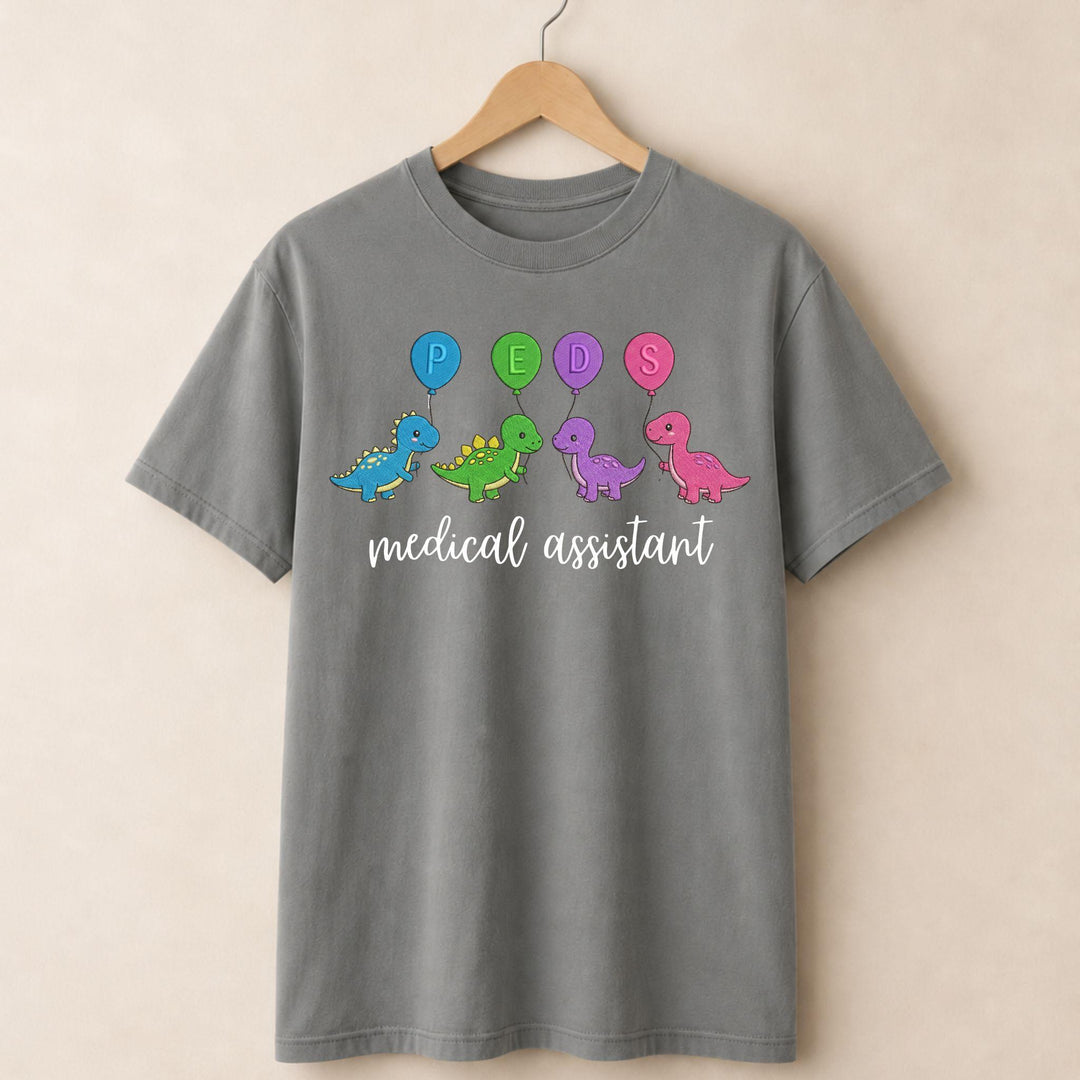 Dinosaur Pediatric Medical Assisstant T-shirt