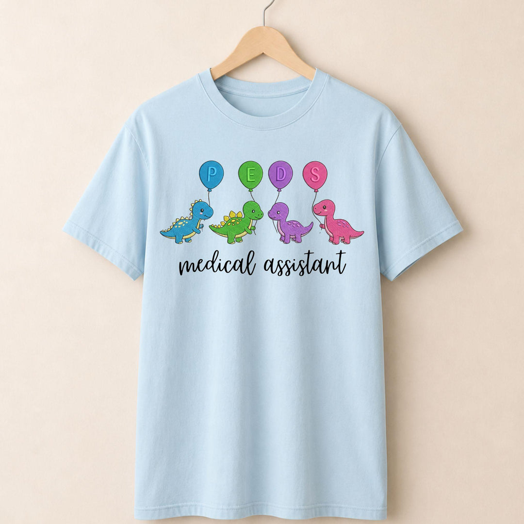 Dinosaur Pediatric Medical Assisstant T-shirt