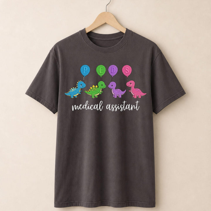 Dinosaur Pediatric Medical Assisstant T-shirt
