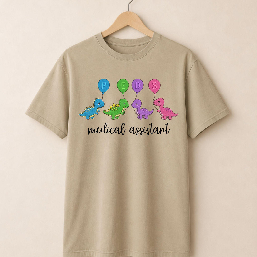Dinosaur Pediatric Medical Assisstant T-shirt