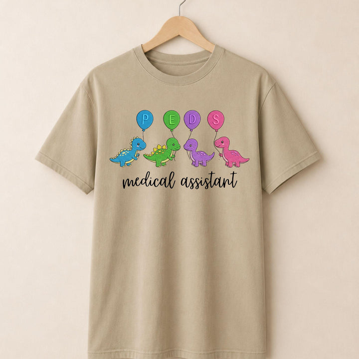 Dinosaur Pediatric Medical Assisstant T-shirt