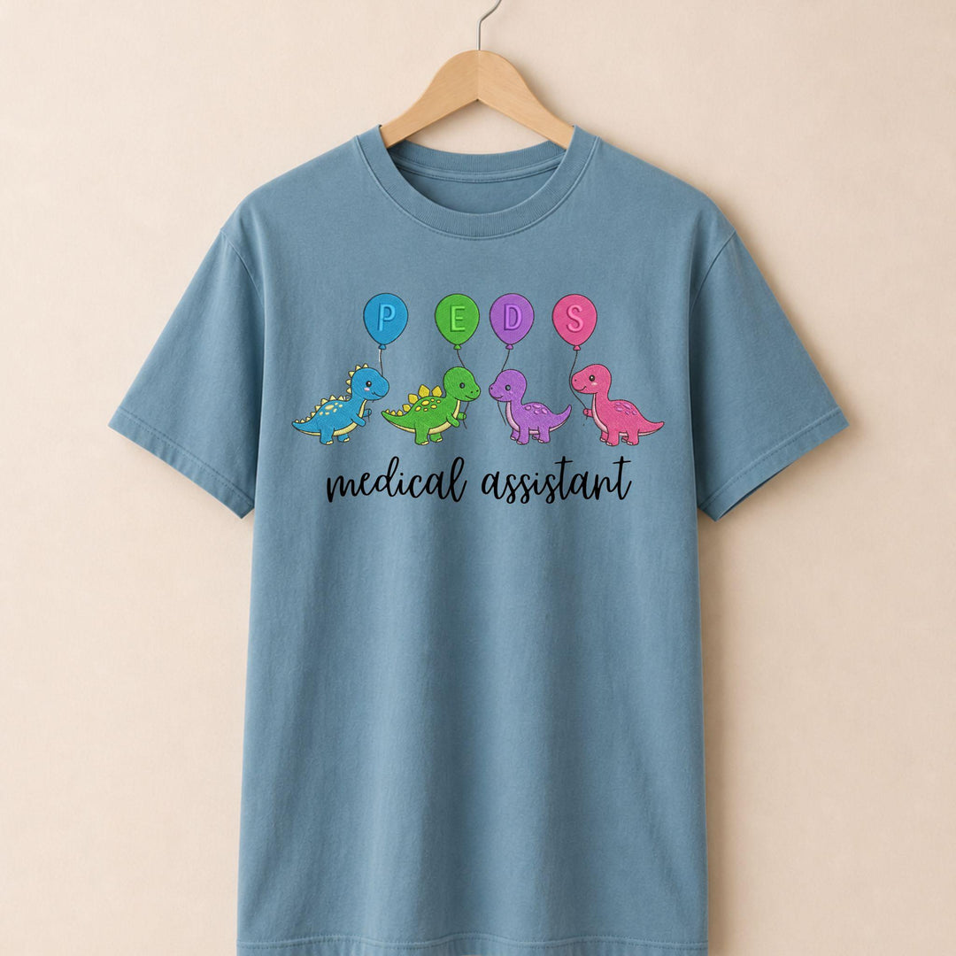 Dinosaur Pediatric Medical Assisstant T-shirt