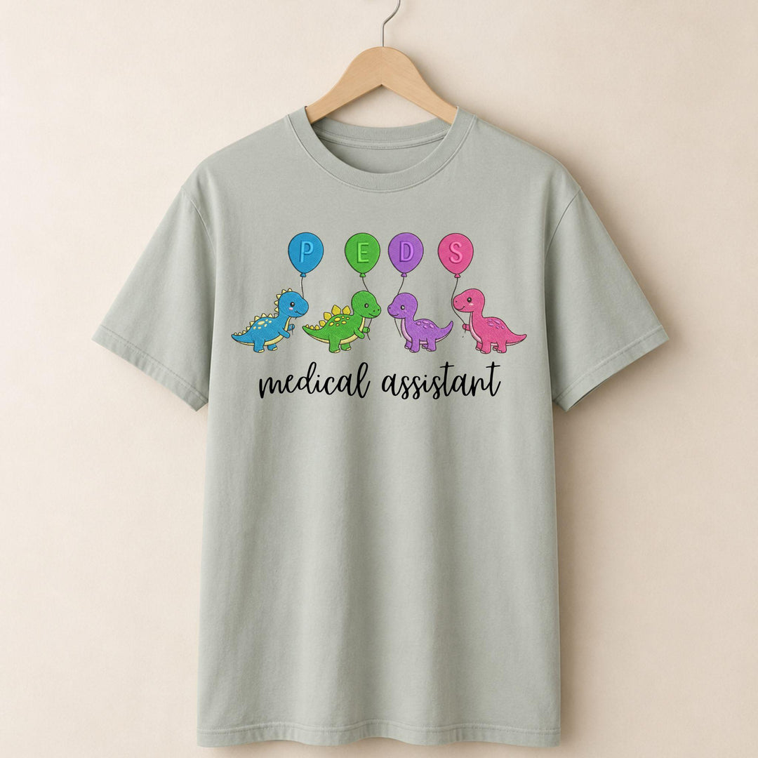 Dinosaur Pediatric Medical Assisstant T-shirt
