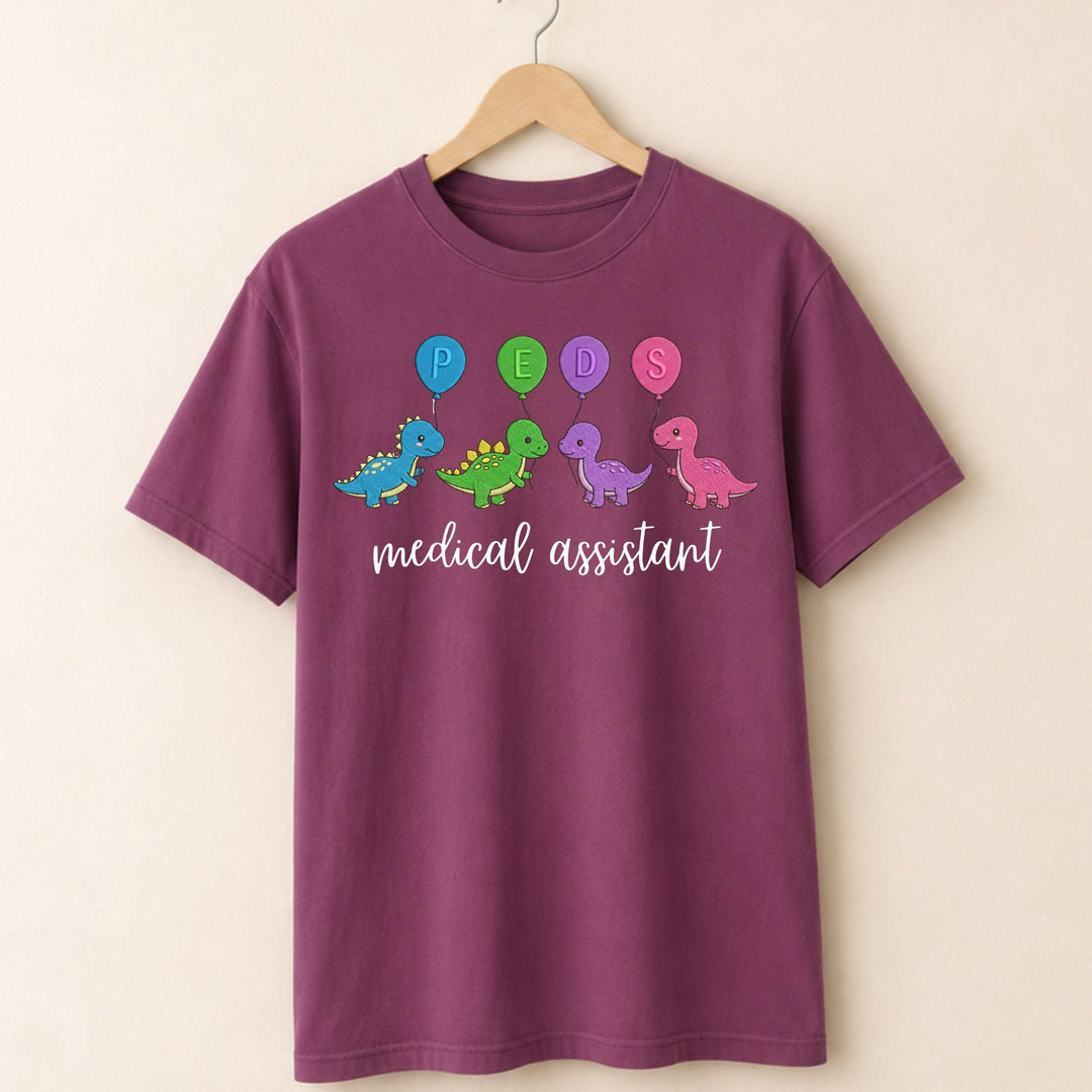 Dinosaur Pediatric Medical Assisstant T-shirt