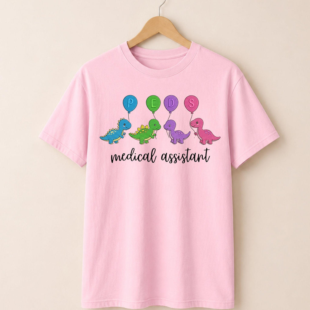 Dinosaur Pediatric Medical Assisstant T-shirt