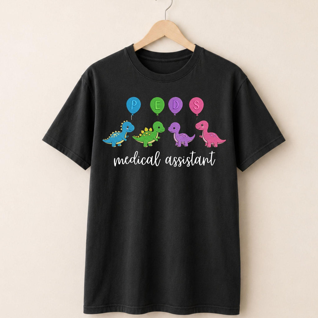 Dinosaur Pediatric Medical Assisstant T-shirt