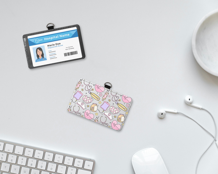 Healthcare Retro ID Badge Holder