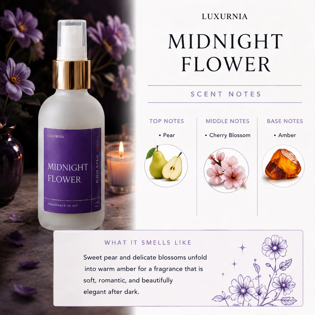 Midnight Flower Room-Linen Spray