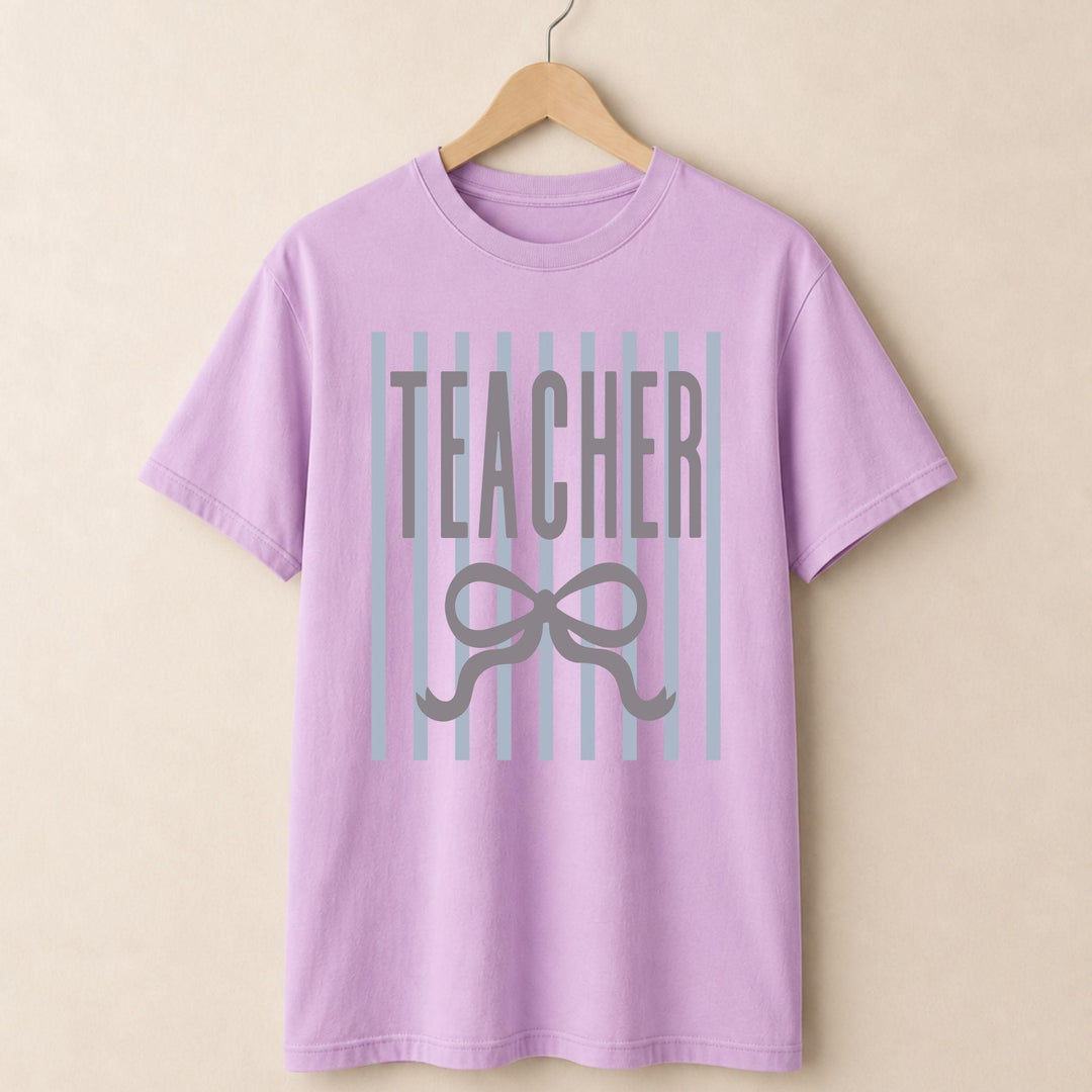 Purple t-shirt with &