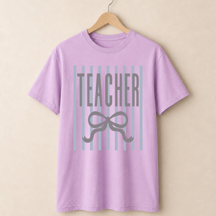 Purple t-shirt with &