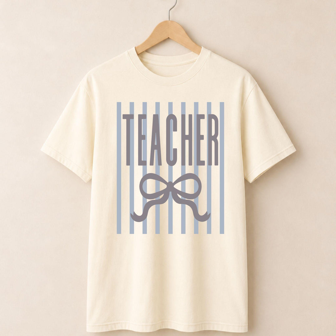 Beige t-shirt with &