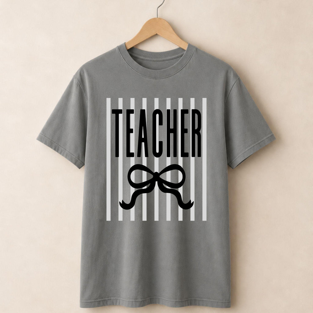 Gray t-shirt with &