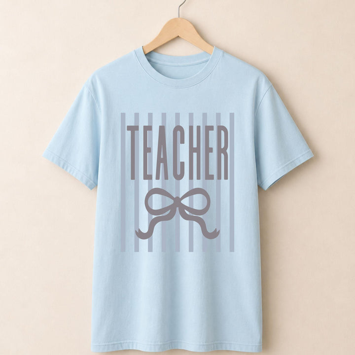 Light blue t-shirt with &